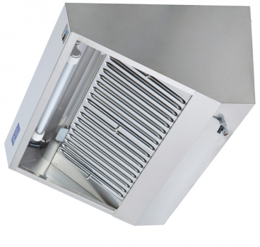 Wandhaube mit Motor und Regler, 2000 x 1100 x 450 mm